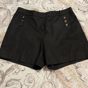 Size 10 high waist black shorts by The Limited